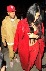 KYLIE JENNER and Tyga Out for Dinner in West Hollywood 12/09/2016