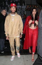 KYLIE JENNER and Tyge Out for Dinner in West Hollywood 12/09/2016