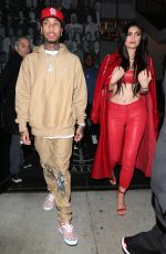 KYLIE JENNER and Tyge Out for Dinner in West Hollywood 12/09/2016