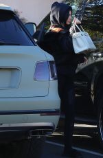 KYLIE JENNER Arrives at Yamato Restaurant in Los Angeles 12/18/2016