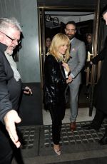 KYLIE MINOGUE Night Out in London 12/14/2016