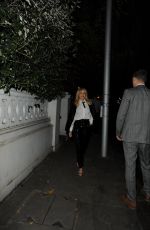 KYLIE MINOGUE Night Out in London 12/14/2016