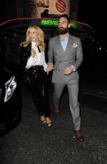 KYLIE MINOGUE Night Out in London 12/14/2016