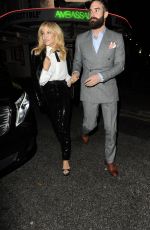 KYLIE MINOGUE Night Out in London 12/14/2016