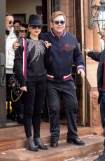 LADY GAGA and Elton John Out and About in Aspen 12/24/2016