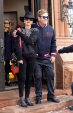 LADY GAGA and Elton John Out and About in Aspen 12/24/2016