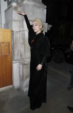 LADY GAGA Arrives at Her Hotel in London 12/02/2016