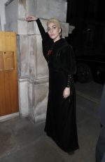 LADY GAGA Arrives at Her Hotel in London 12/02/2016