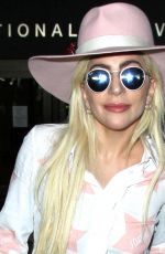 LADY GAGA at Los Angeles International Airport 12/08/2016