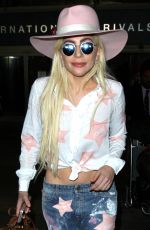 LADY GAGA at Los Angeles International Airport 12/08/2016