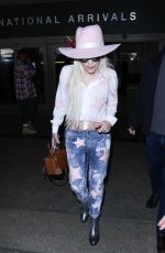 LADY GAGA at Los Angeles International Airport 12/08/2016