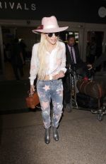 LADY GAGA at Los Angeles International Airport 12/08/2016