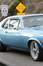 LADY GAGA Driving Around in Santa Monica 12/11/2016