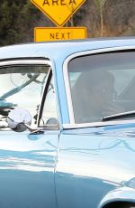 LADY GAGA Driving Around in Santa Monica 12/11/2016