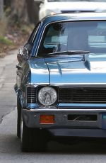 LADY GAGA Driving Around in Santa Monica 12/11/2016