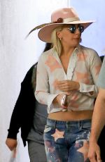 LADY GAGA Leaves a Medical Building in Beverly Hills 12/08/2016