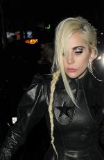 LADY GAGA Leaves Groucho Club in London 12/07/2016