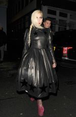LADY GAGA Leaves Groucho Club in London 12/07/2016