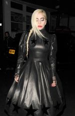LADY GAGA Leaves Groucho Club in London 12/07/2016