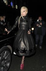 LADY GAGA Leaves Groucho Club in London 12/07/2016