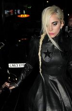 LADY GAGA Leaves Groucho Club in London 12/07/2016