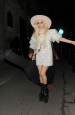 LADY GAGA Leaves Her Hotel in London 12/02/2016