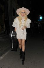 LADY GAGA Leaves Her Hotel in London 12/02/2016