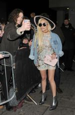 LADY GAGA Leaves Tape Nightclub in London 12/03/2016