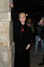 LADY GAGA Out and About in London 12/01/2016