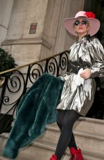 LADY GAGA Out in London 12/06/2016