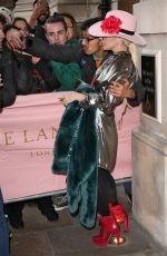 LADY GAGA Out in London 12/06/2016