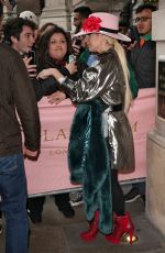 LADY GAGA Out in London 12/06/2016
