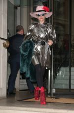 LADY GAGA Out in London 12/06/2016