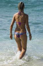 LADY VICTORIA HERVEY in Bikini on the Beach in Barbados 12/26/2016