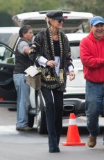 LAETICIA HALLYDAY Leaves Her Home in Los Angeles 12/12/2016