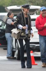 LAETICIA HALLYDAY Leaves Her Home in Los Angeles 12/12/2016
