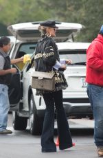 LAETICIA HALLYDAY Leaves Her Home in Los Angeles 12/12/2016