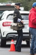 LAETICIA HALLYDAY Leaves Her Home in Los Angeles 12/12/2016