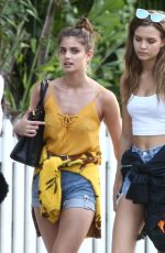 LAIS RIBEIRO, JOSEPHINE SKRIVER and TAYLOR MARIE HILL Leaves Victoria