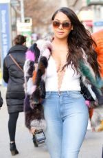 LALA ANTHONY Out and About in New York 12/23/2016