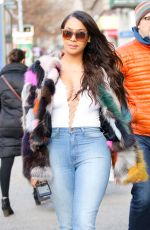 LALA ANTHONY Out and About in New York 12/23/2016