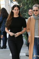 LANA DEL REY Out Shopping in West Hollywood 12/22/2016