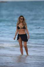 LARSA PIPPEN in Bikini at a Beach in Miami 12/22/2016