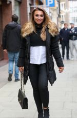 LAUREN GOODGER on the Set of 