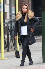 LAUREN GOODGER on the Set of 