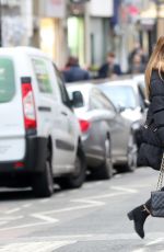 LAUREN GOODGER on the Set of 