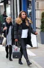 LAUREN GOODGER on the Set of 