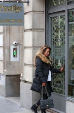 LAUREN GOODGER on the Set of 