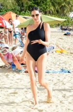 LAUREN SILVERMAN in Swimsuit at a Beach in Barbados 12/24/2016