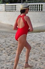 LAUREN SILVERMAN in Swimsuit on the Beach in Barbados 12/16/2016